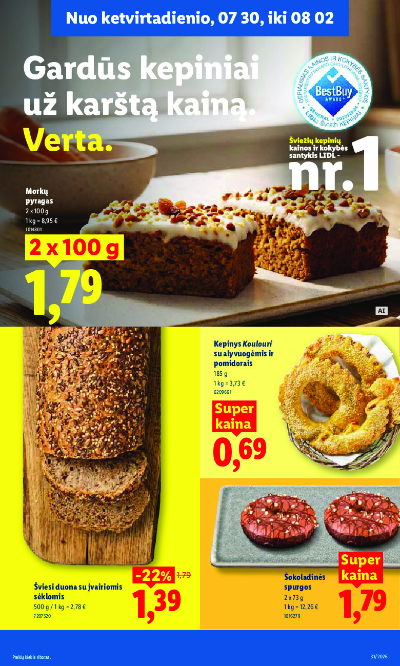 MAISTO PREKIŲ PASIŪLYMAI (2026-07-27 - 2026-08-02) | 37