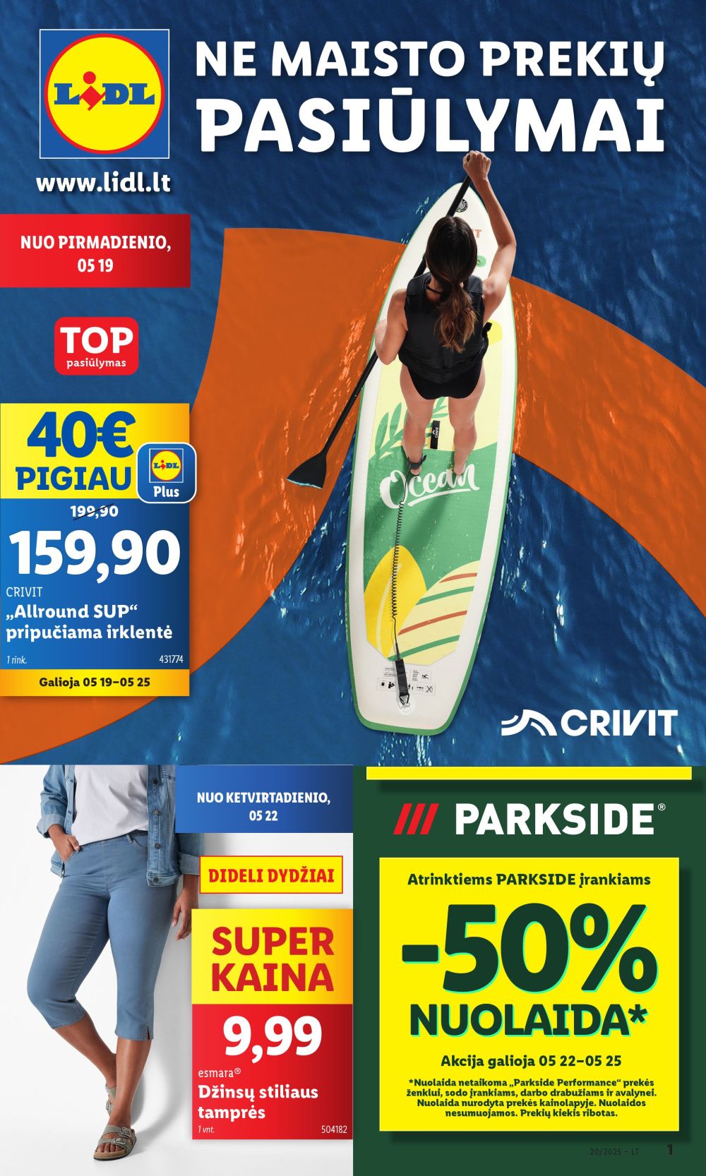 LIDL - Ne maisto prekių pasiūlymai (2025 05 19 - 2025 05 25) | 1