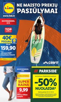 LIDL - Ne maisto prekių pasiūlymai (2025 05 19 - 2025 05 25)