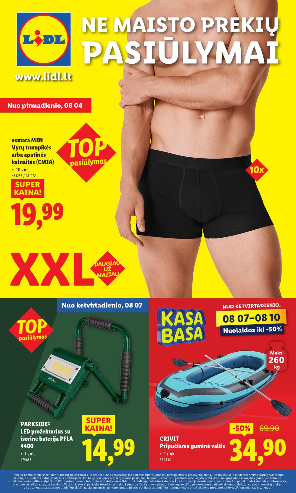 LIDL - Ne maisto prekių pasiūlymai (2025 08 04 - 2025 08 10) | 1