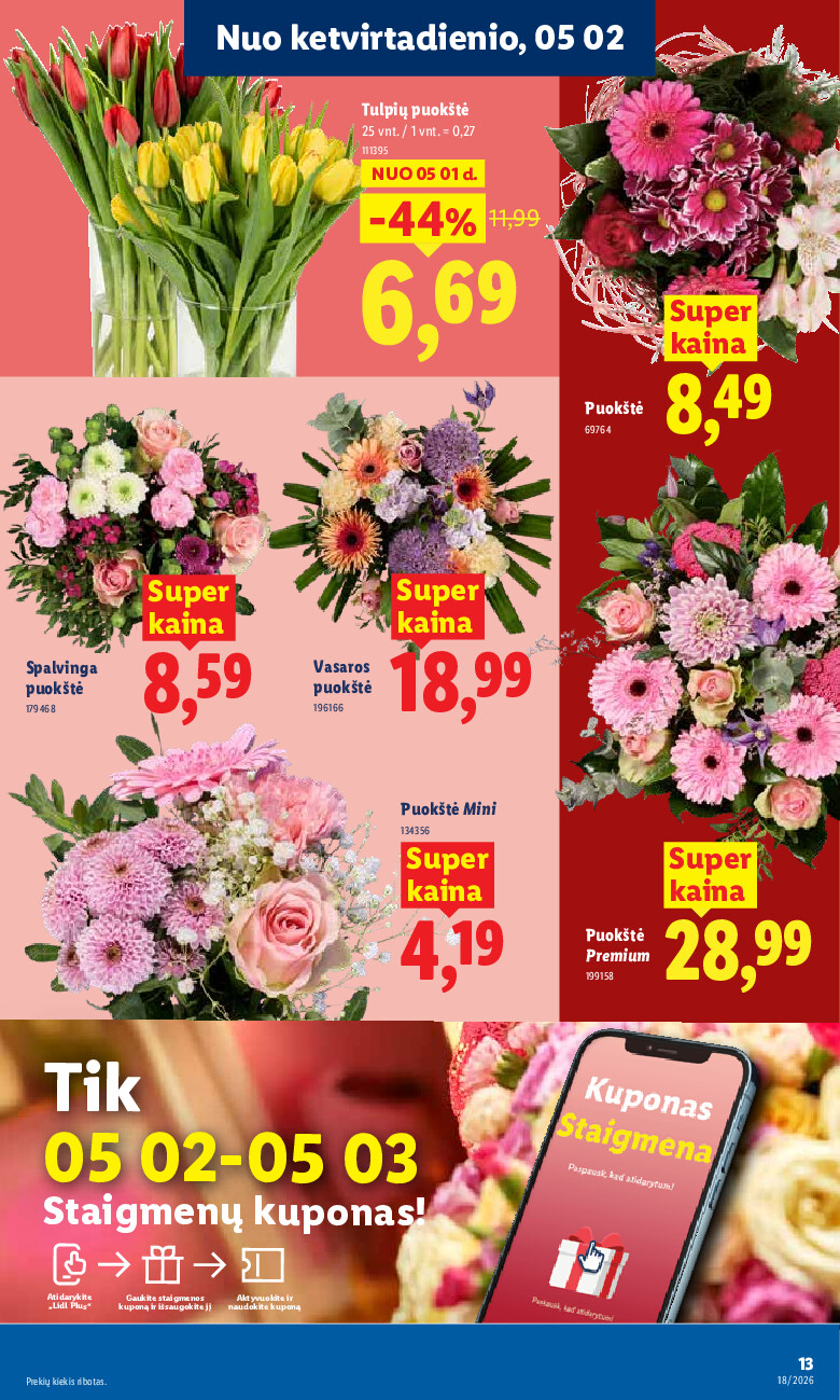 MAISTO PREKIŲ PASIŪLYMAI (2026-04-27 - 2026-05-03) | 13