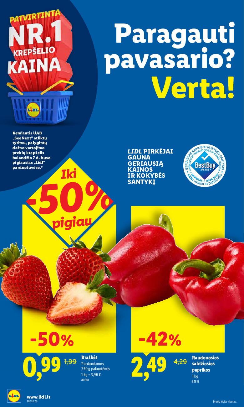 MAISTO PREKIŲ PASIŪLYMAI (2026-04-27 - 2026-05-03) | 34