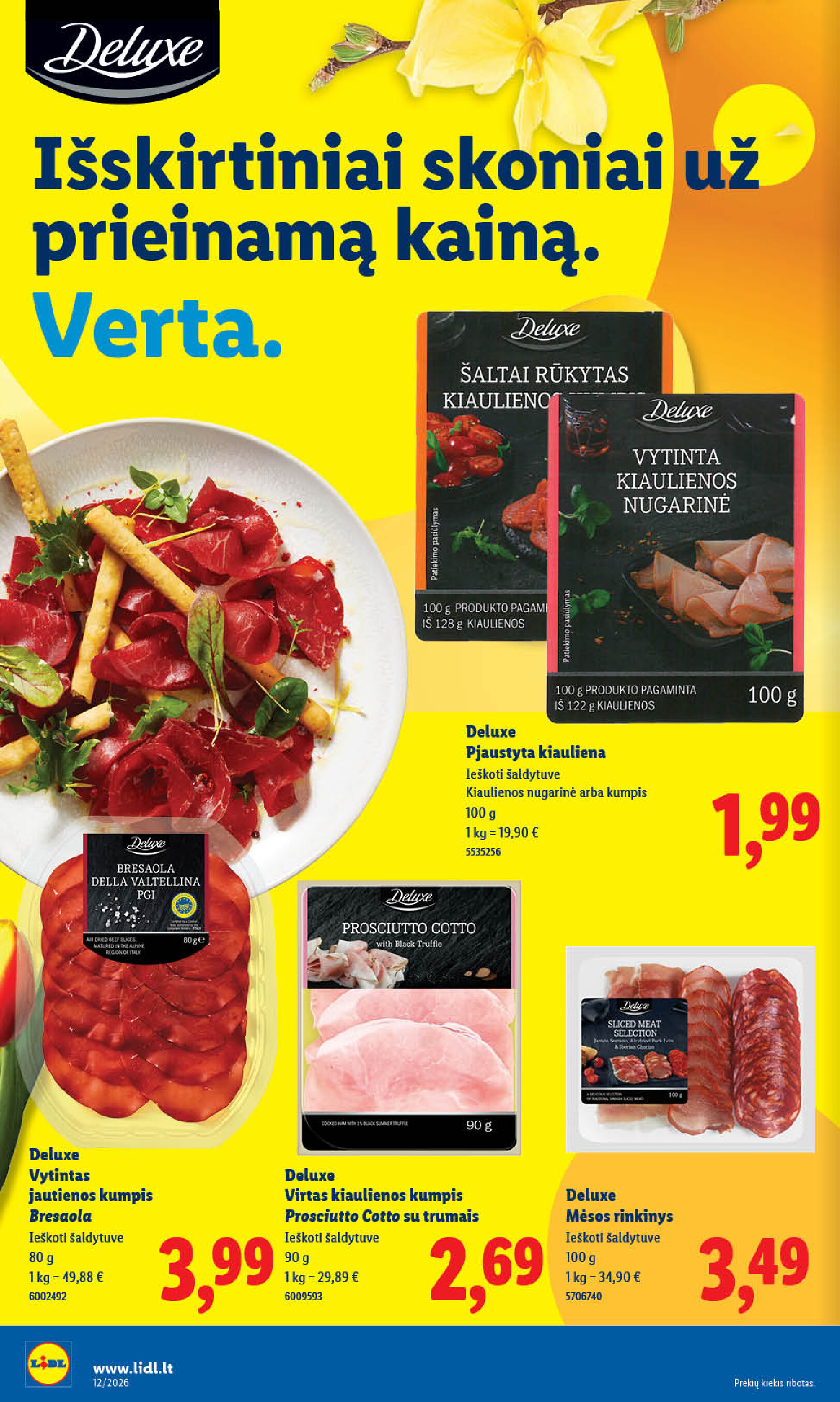 MAISTO PREKIŲ PASIŪLYMAI (2026-03-16 - 2026-03-22) | 10