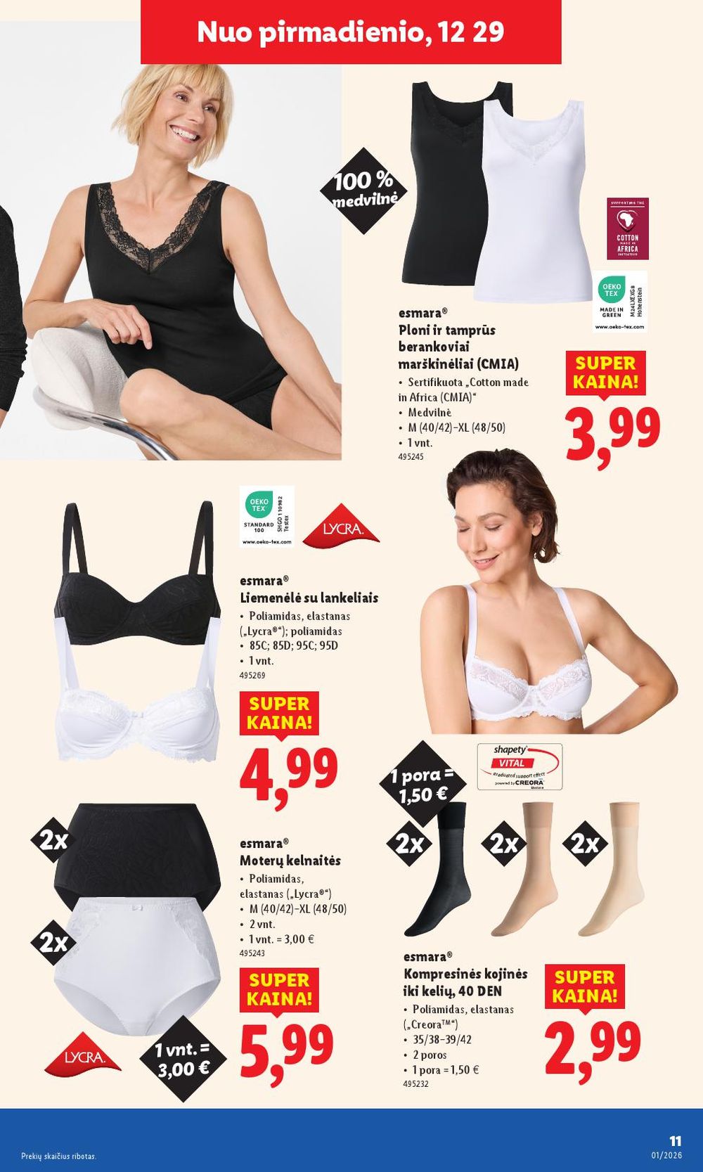 LIDL - Ne maisto prekių pasiūlymai (2025 12 29 - 2026 01 04) | 11