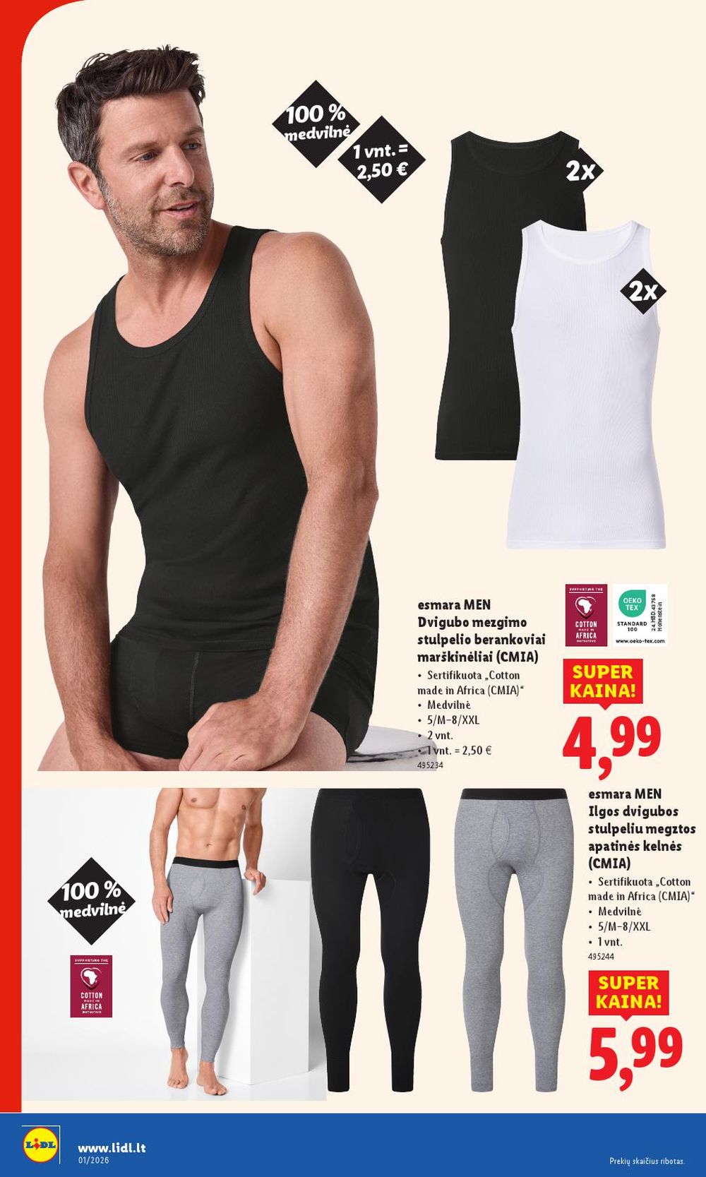 LIDL - Ne maisto prekių pasiūlymai (2025 12 29 - 2026 01 04) | 12