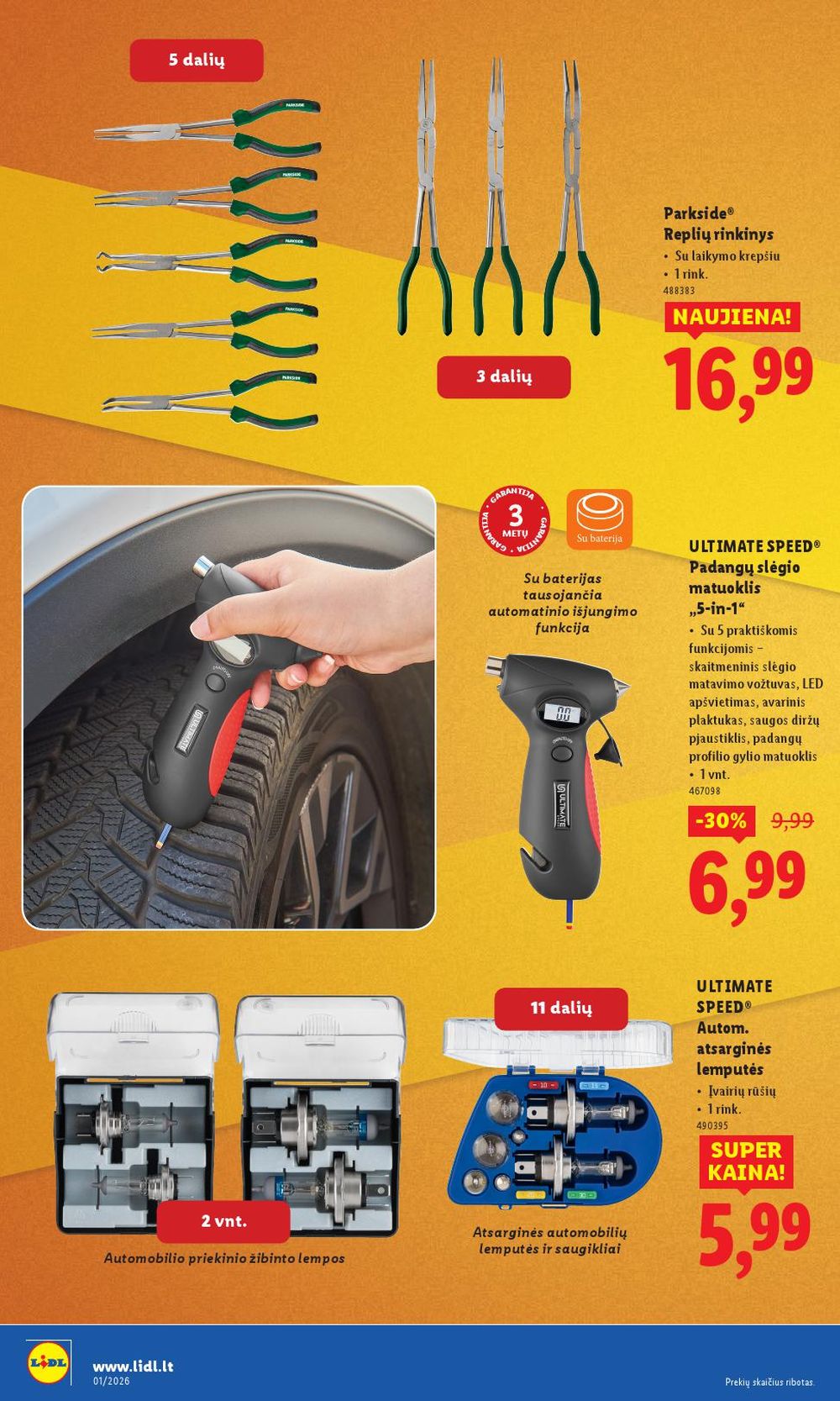 LIDL - Ne maisto prekių pasiūlymai (2025 12 29 - 2026 01 04) | 24