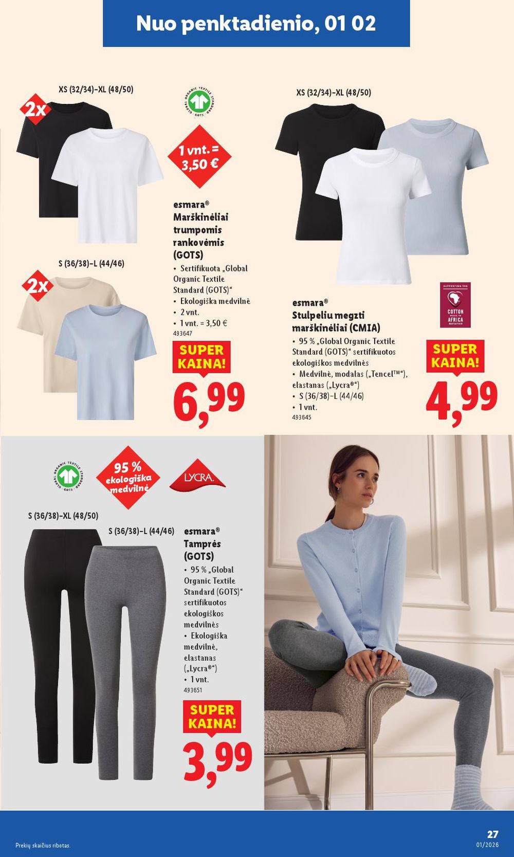 LIDL - Ne maisto prekių pasiūlymai (2025 12 29 - 2026 01 04) | 27