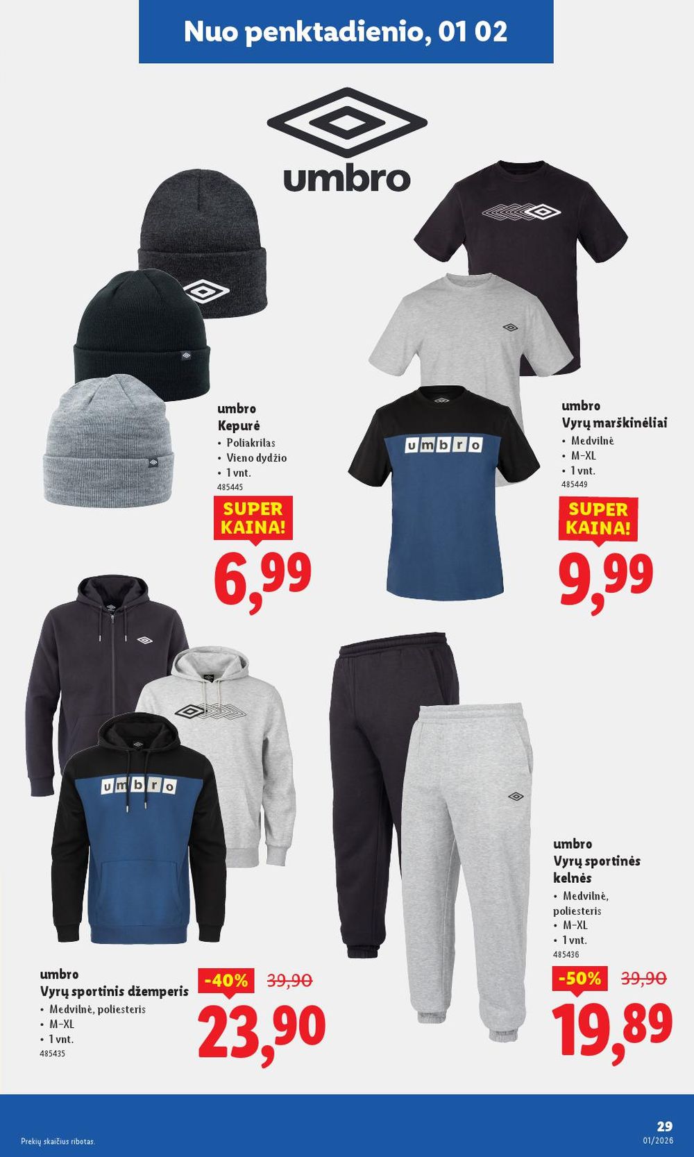 LIDL - Ne maisto prekių pasiūlymai (2025 12 29 - 2026 01 04) | 29