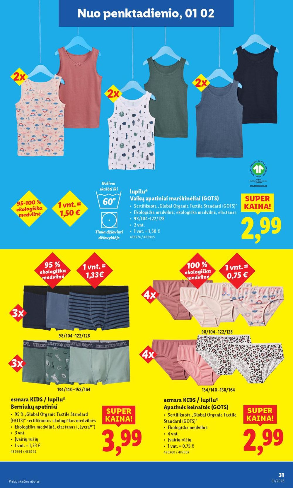 LIDL - Ne maisto prekių pasiūlymai (2025 12 29 - 2026 01 04) | 31