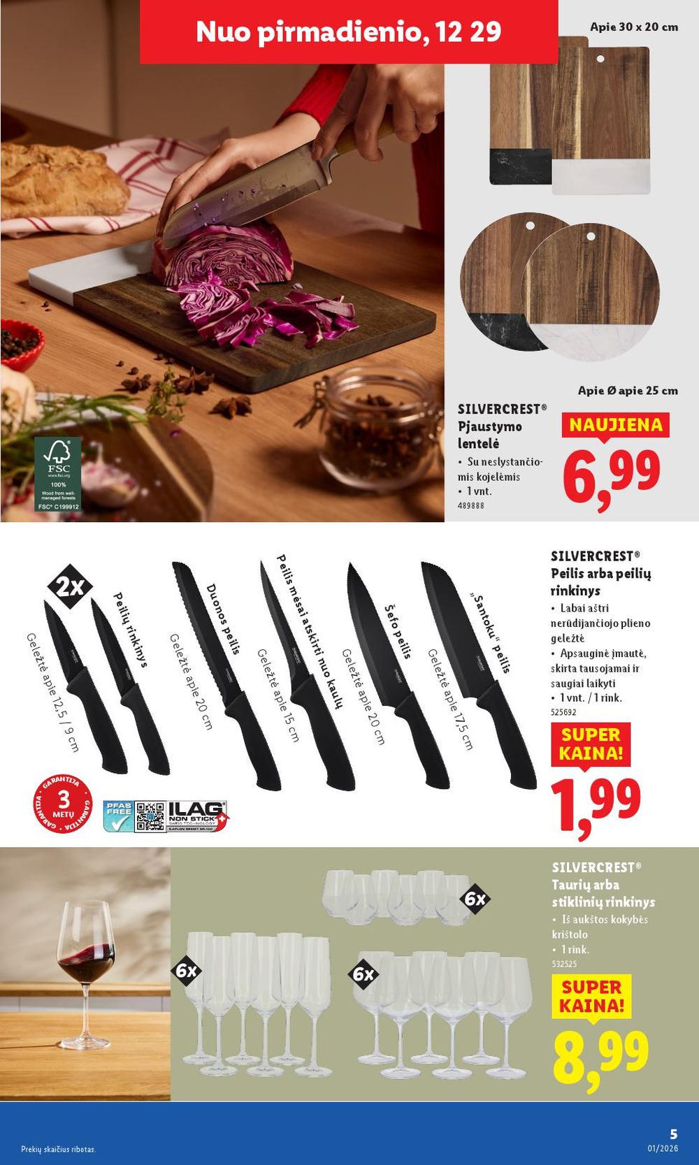 LIDL - Ne maisto prekių pasiūlymai (2025 12 29 - 2026 01 04) | 5