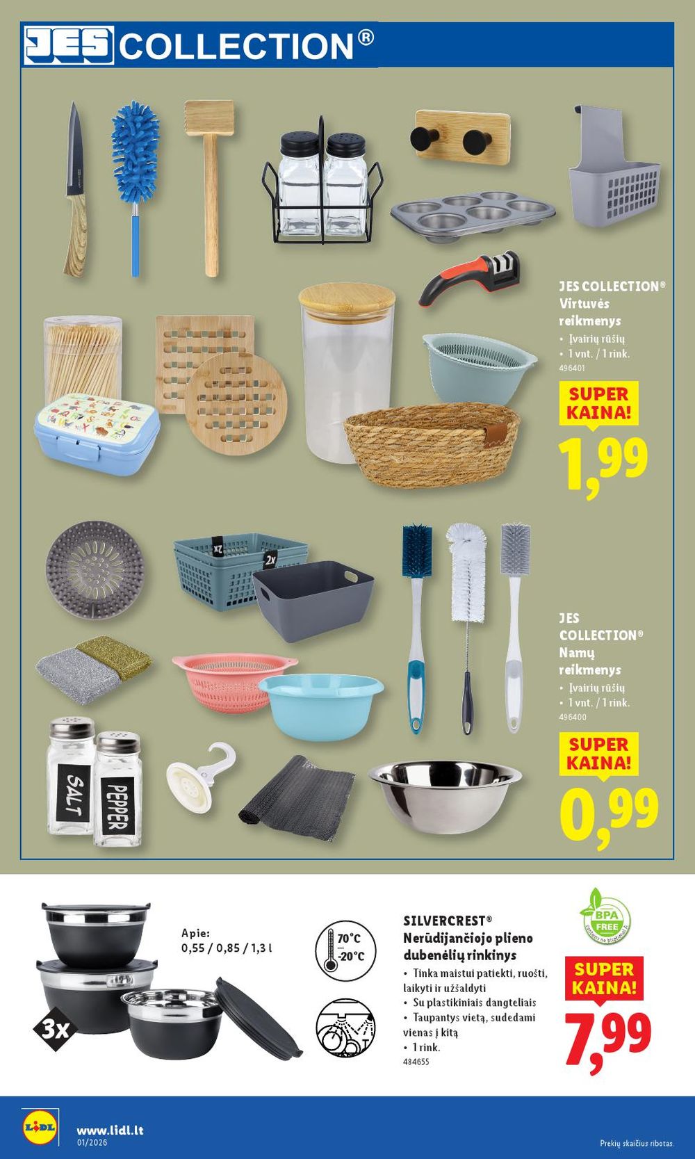 LIDL - Ne maisto prekių pasiūlymai (2025 12 29 - 2026 01 04) | 8