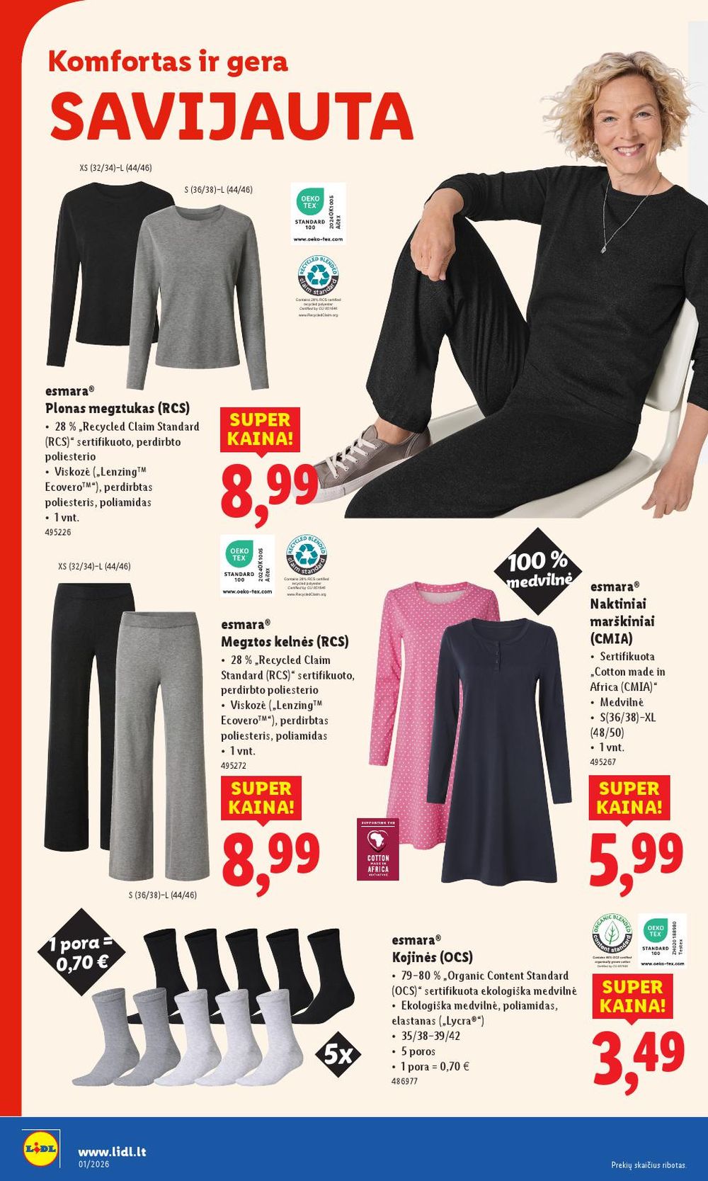 LIDL - Ne maisto prekių pasiūlymai (2025 12 29 - 2026 01 04) | 10