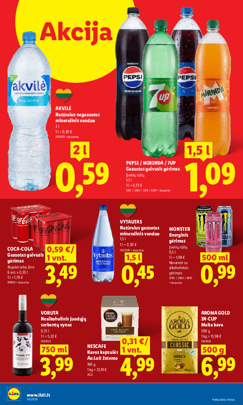 MAISTO PREKIŲ PASIŪLYMAI (2026-08-17 - 2026-08-23) | 12