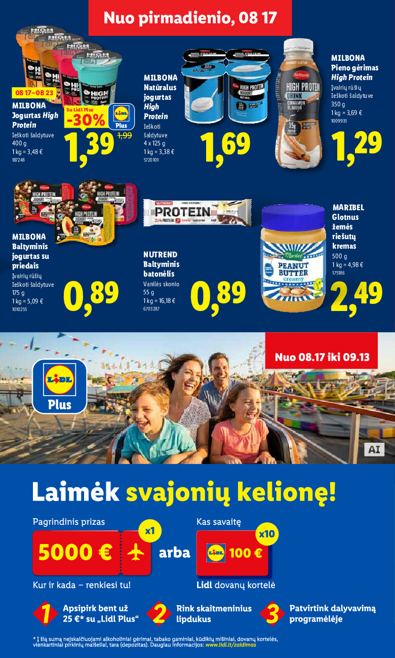 MAISTO PREKIŲ PASIŪLYMAI (2026-08-17 - 2026-08-23) | 17