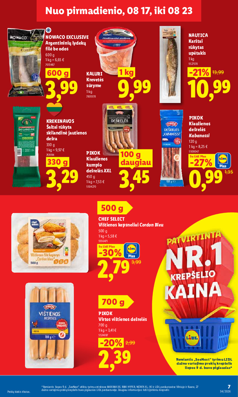 MAISTO PREKIŲ PASIŪLYMAI (2026-08-17 - 2026-08-23) | 7