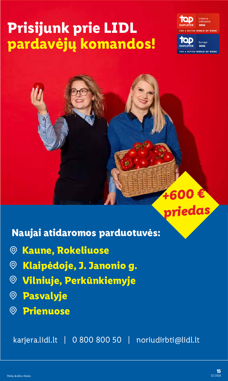 NE MAISTO PREKIŲ PASIŪLYMAI (2026-08-03 - 2026-08-09) | 15