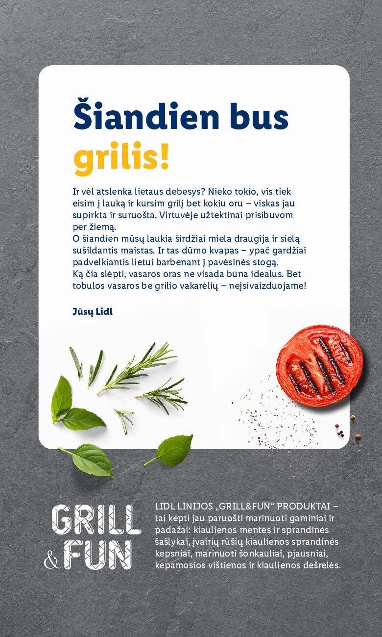 Grilio katalogas (2026-04-06 - 2026-08-31) | 2