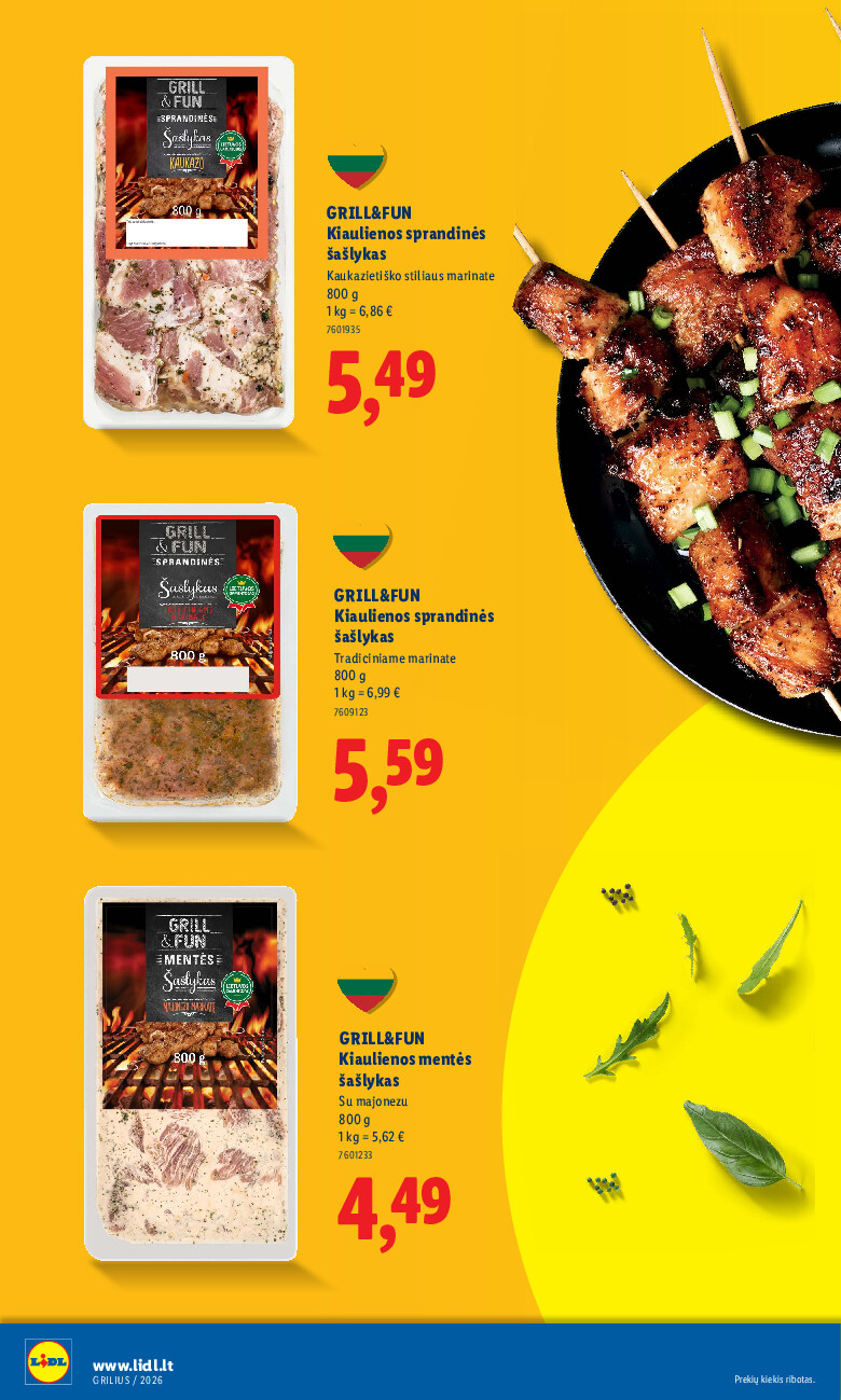 Grilio katalogas (2026-04-06 - 2026-08-31) | 10