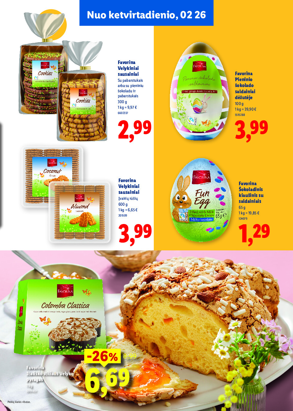 Velykos, pilnos džiaugsmo (2026-02-23 - 2026-04-06) | 39