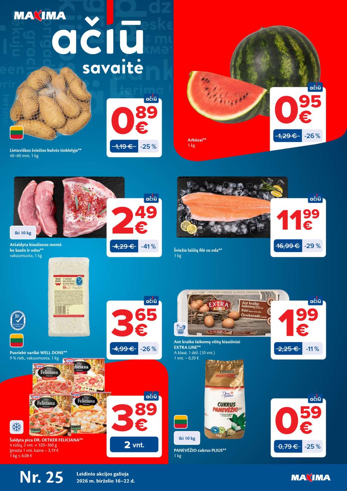 MAXIMA - Kaininis leidinys Nr.25 (2026 06 16 - 2026 06 22) | 1