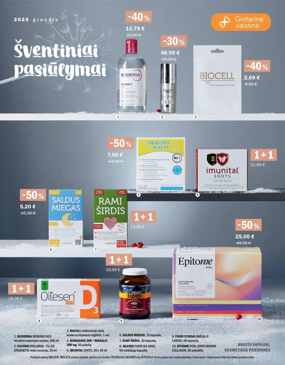 GINTARINĖ VAISTINĖ (2025 12 01 - 2025 12 31) | 1
