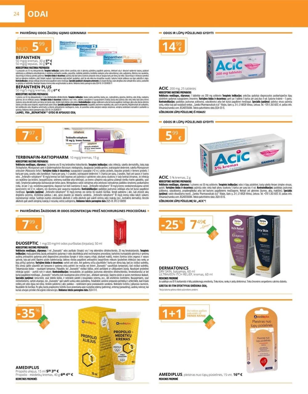 GINTARINĖ VAISTINĖ (2025 12 01 - 2025 12 31) | 24