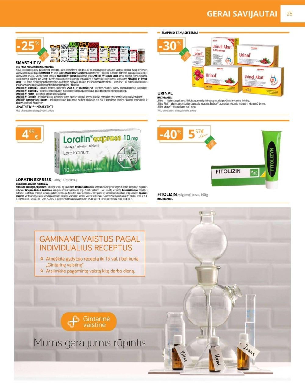 GINTARINĖ VAISTINĖ (2025 12 01 - 2025 12 31) | 25
