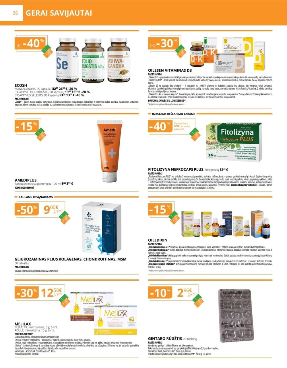GINTARINĖ VAISTINĖ (2025 12 01 - 2025 12 31) | 26