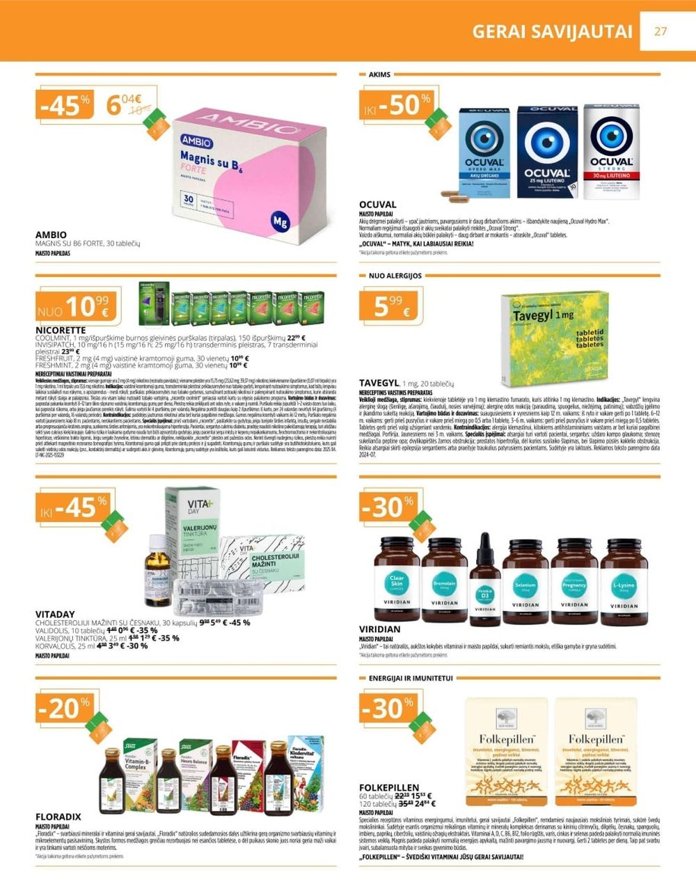 GINTARINĖ VAISTINĖ (2025 12 01 - 2025 12 31) | 27