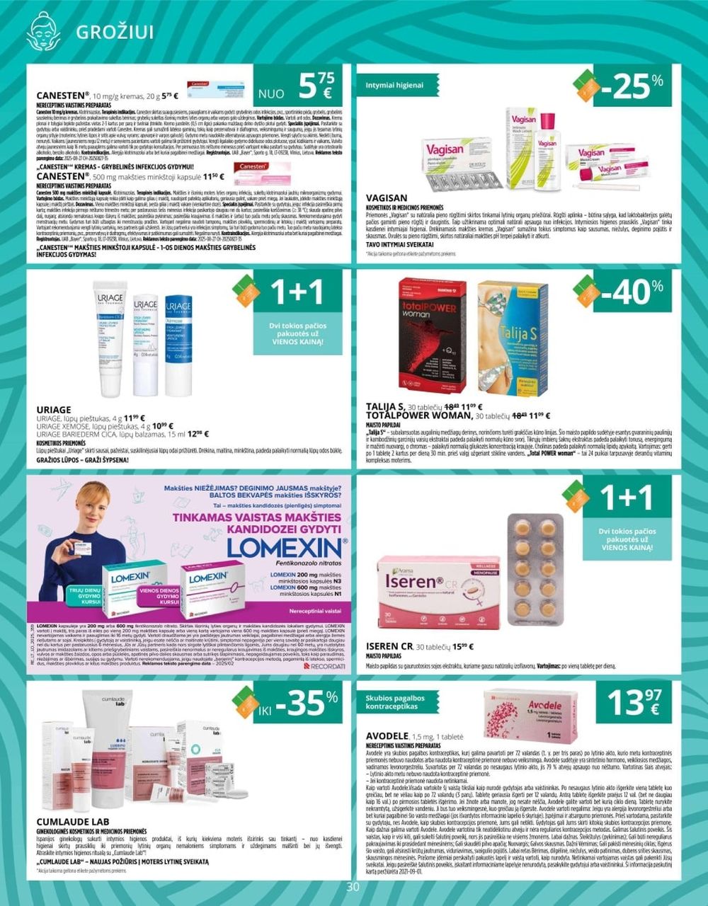 GINTARINĖ VAISTINĖ (2025 12 01 - 2025 12 31) | 30