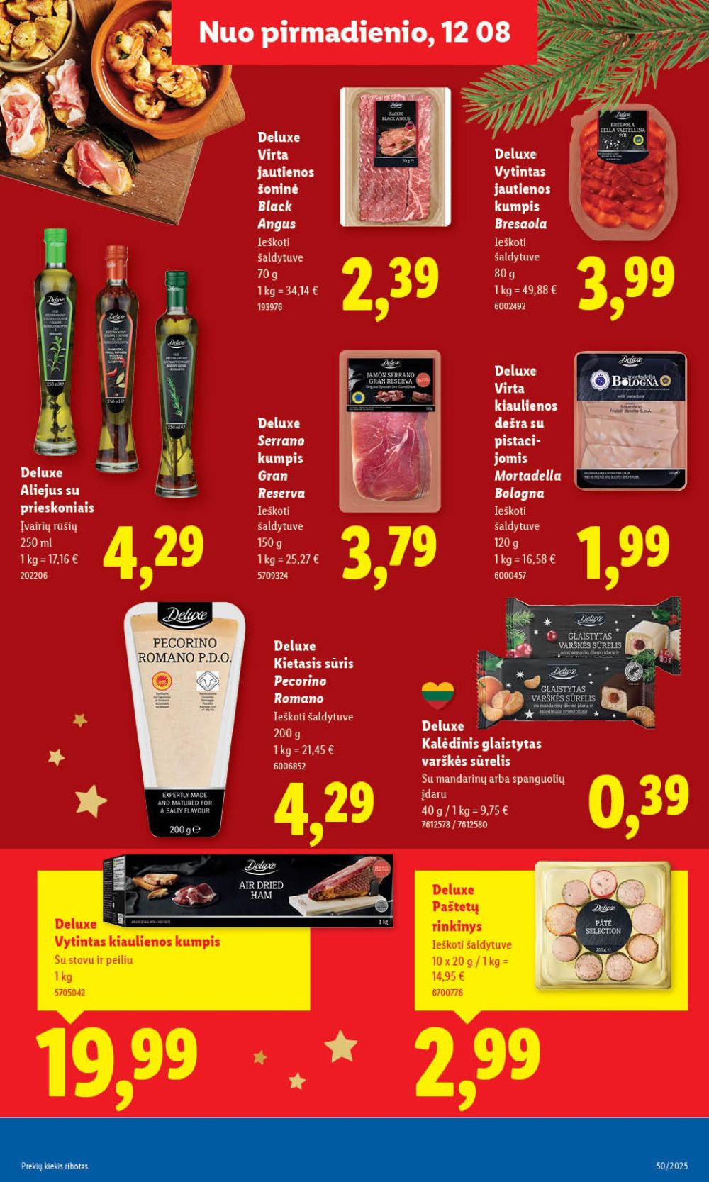LIDL - Maisto prekių pasiūlymai (2025 12 08 - 2025 12 14) | 13