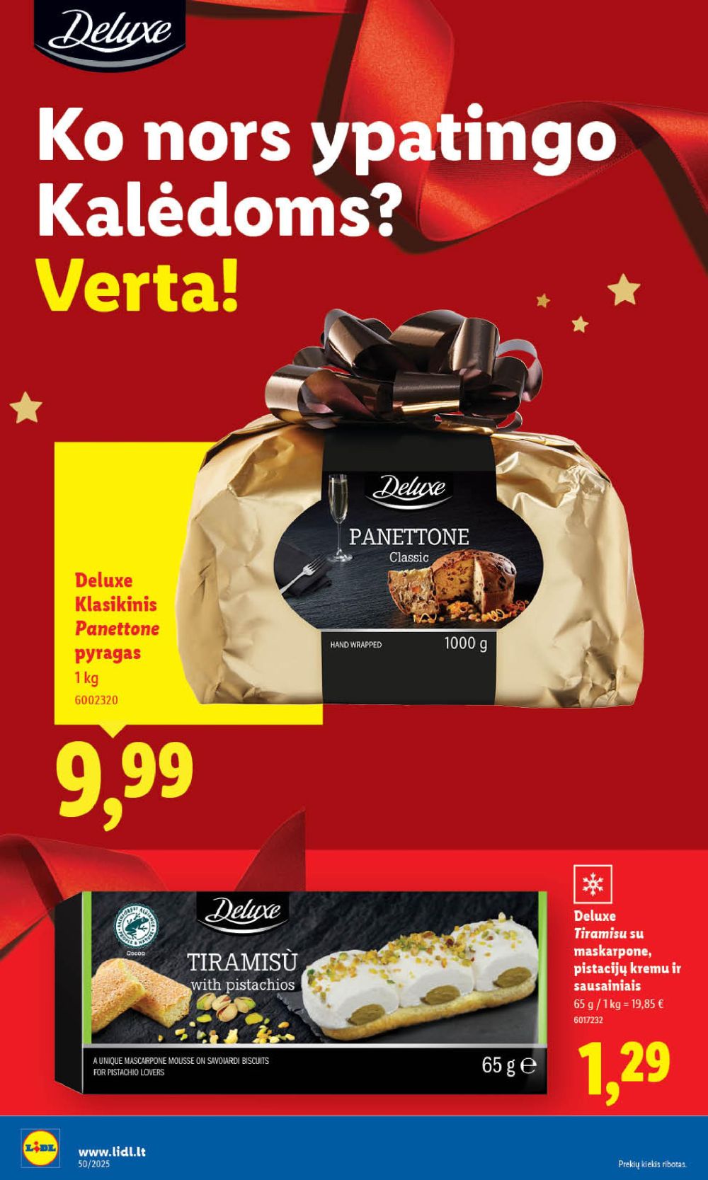 LIDL - Maisto prekių pasiūlymai (2025 12 08 - 2025 12 14) | 18