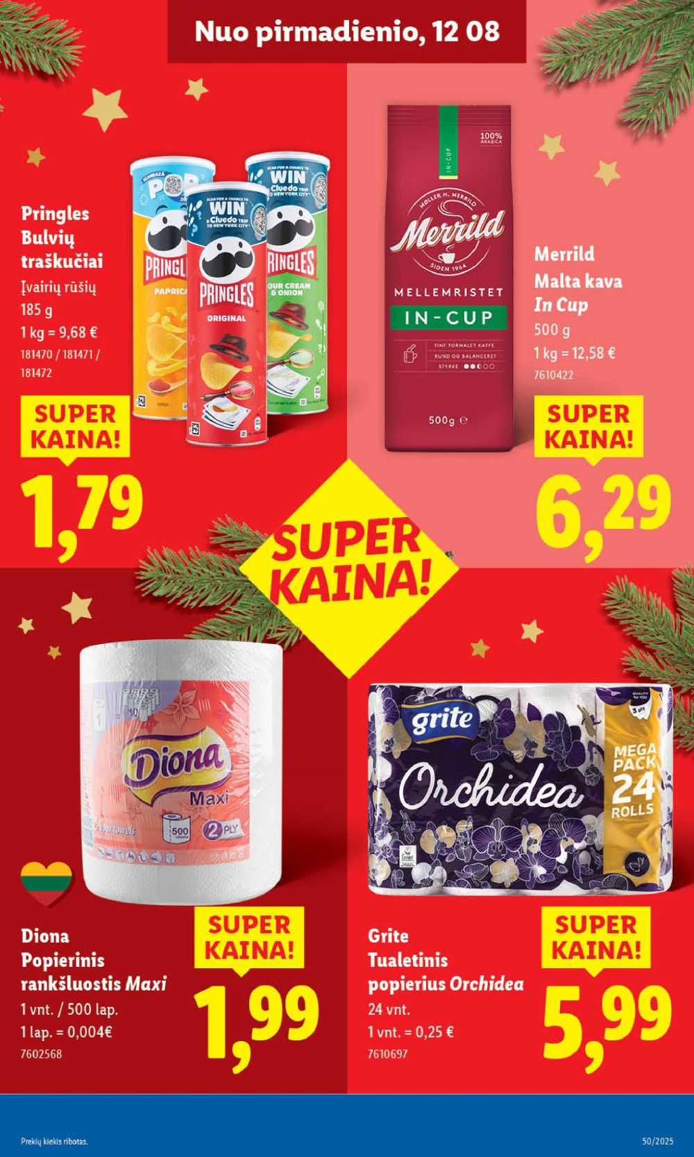 LIDL - Maisto prekių pasiūlymai (2025 12 08 - 2025 12 14) | 23