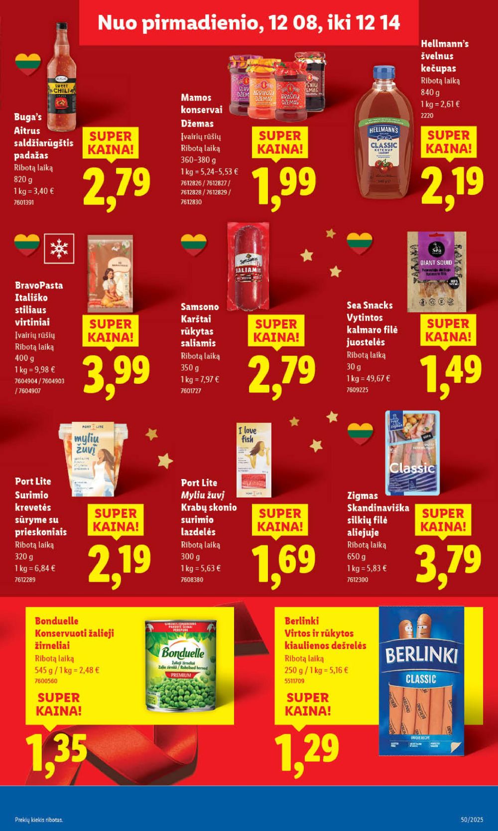 LIDL - Maisto prekių pasiūlymai (2025 12 08 - 2025 12 14) | 31