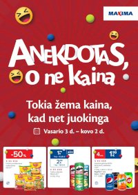 MAXIMA - Anekdotas, o ne kaina (2026 02 03 - 2026 03 02)