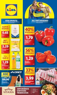 LIDL - Maisto prekių pasiūlymai (2025 05 19 - 2025 05 25)