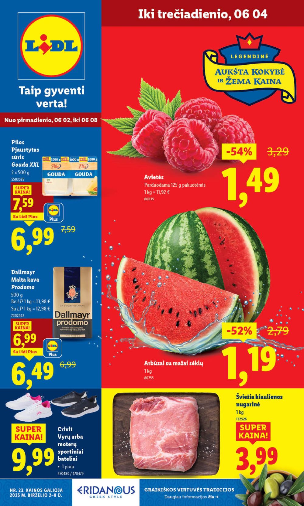 LIDL - Maisto prekių pasiūlymai (2025 06 02 - 2025 06 08) | 1
