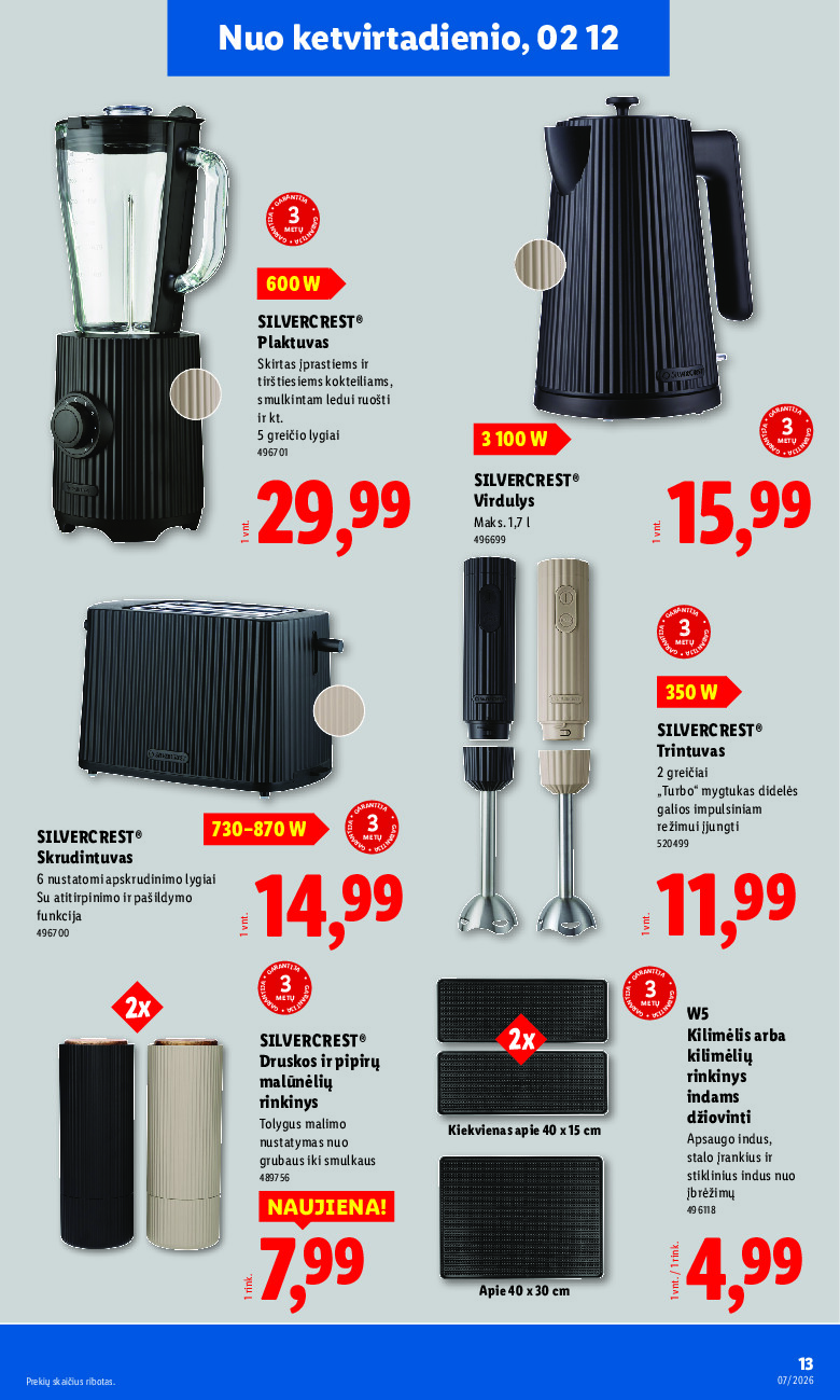 NE MAISTO PREKIŲ PASIŪLYMAI (2026-02-09 - 2026-02-15) | 13