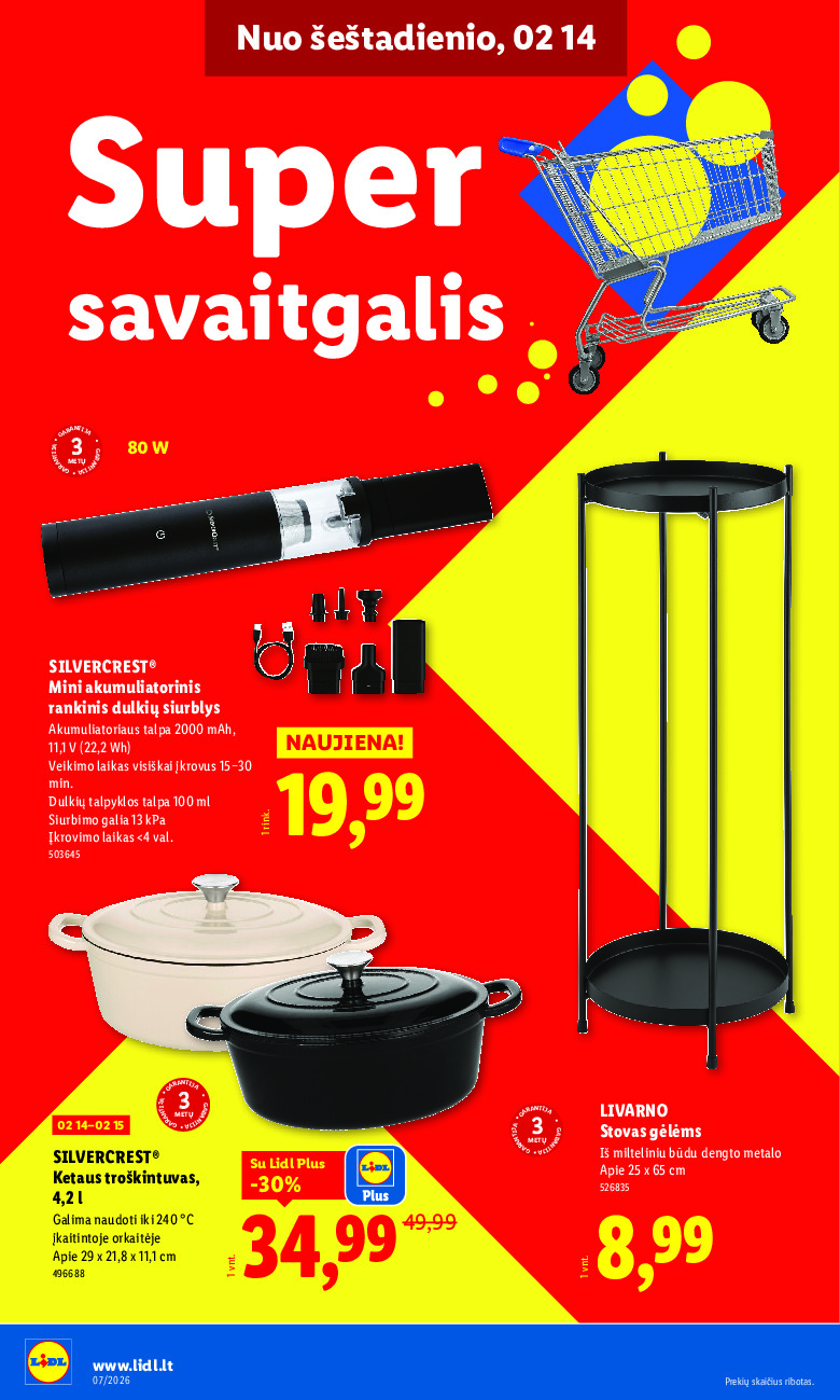 NE MAISTO PREKIŲ PASIŪLYMAI (2026-02-09 - 2026-02-15) | 26