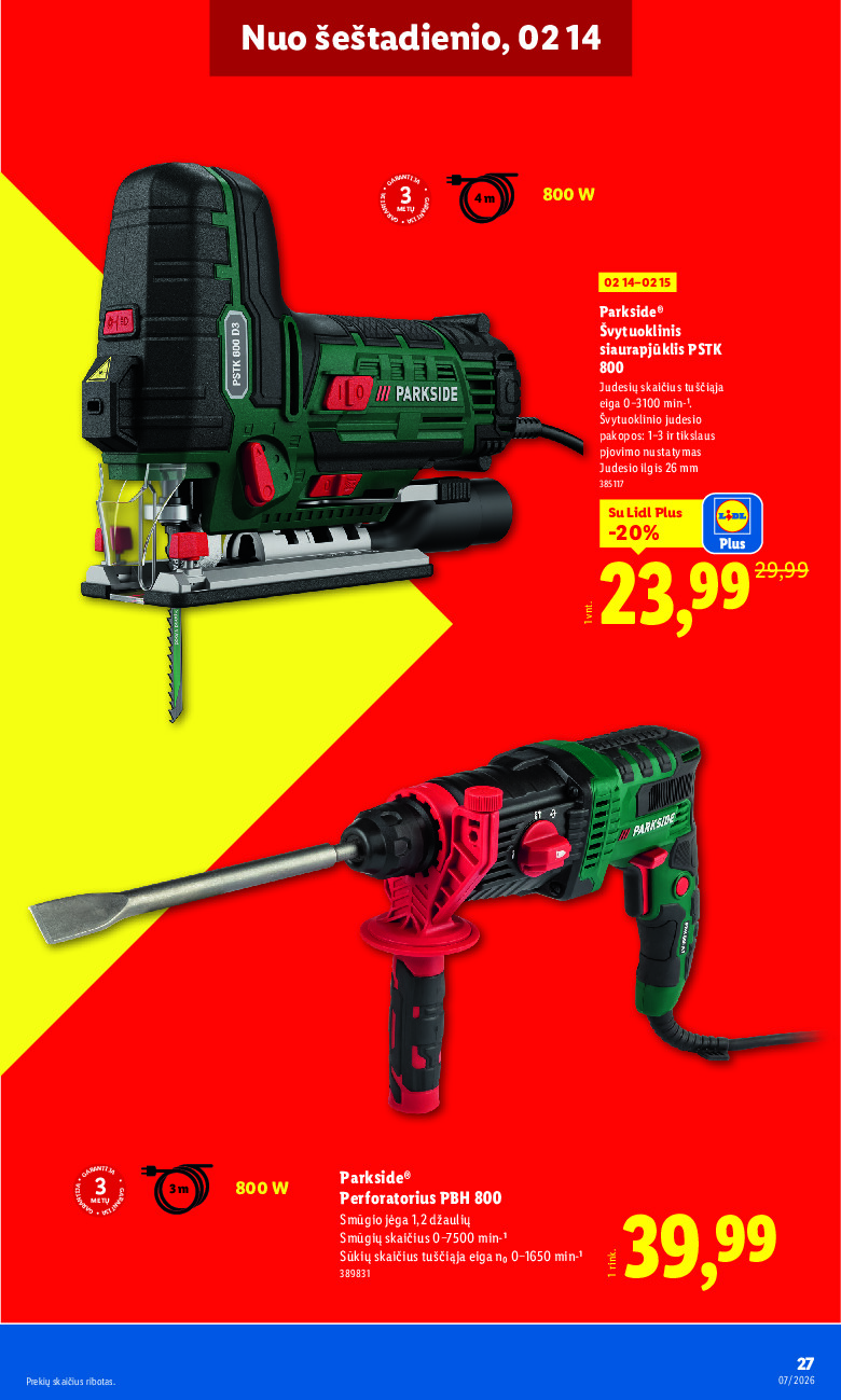 NE MAISTO PREKIŲ PASIŪLYMAI (2026-02-09 - 2026-02-15) | 27