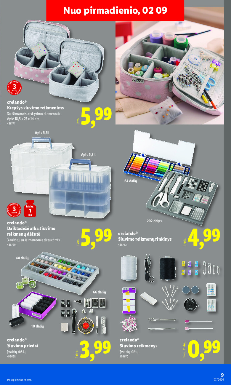 NE MAISTO PREKIŲ PASIŪLYMAI (2026-02-09 - 2026-02-15) | 9