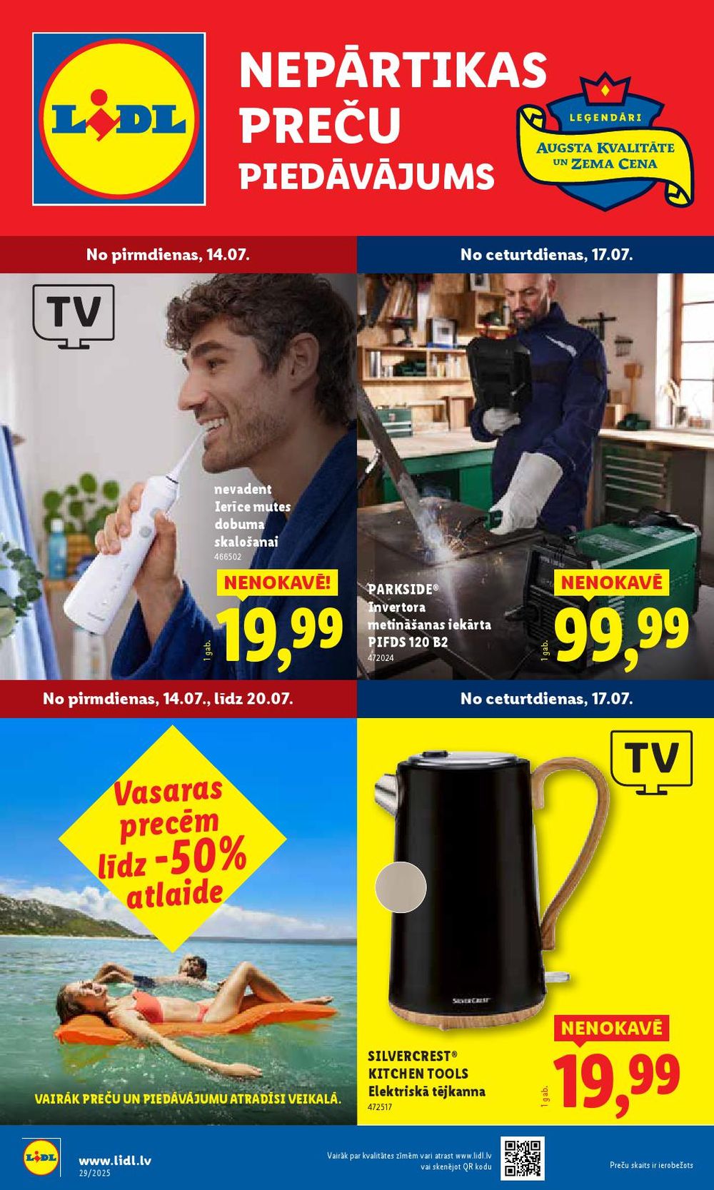 LIDL - Ne maisto prekių pasiūlymai (2025 07 14 - 2025 07 20) | 1