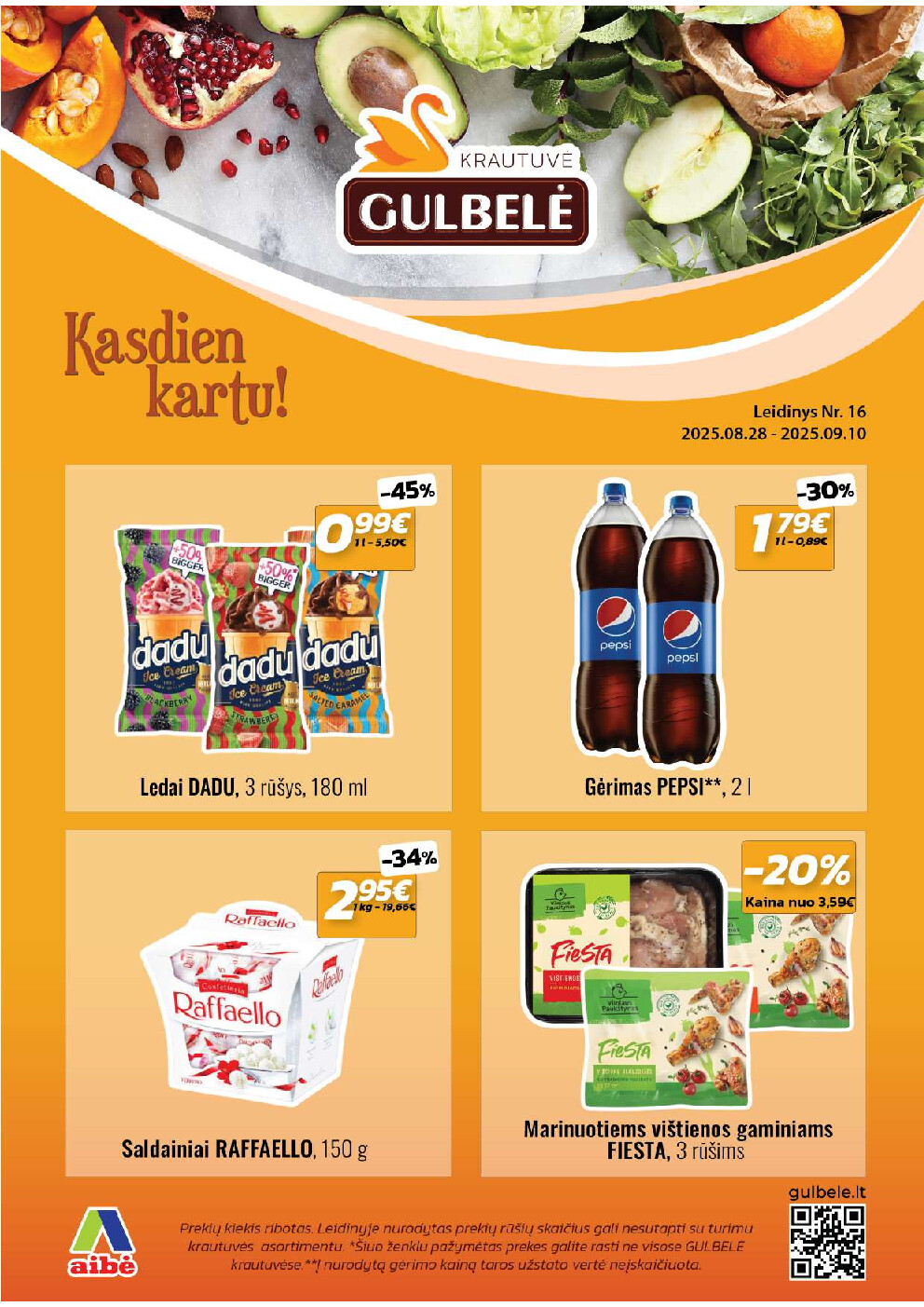 Gulbelės leidinys Nr. 16 (2025-08-28 - 2025-09-10) | 1