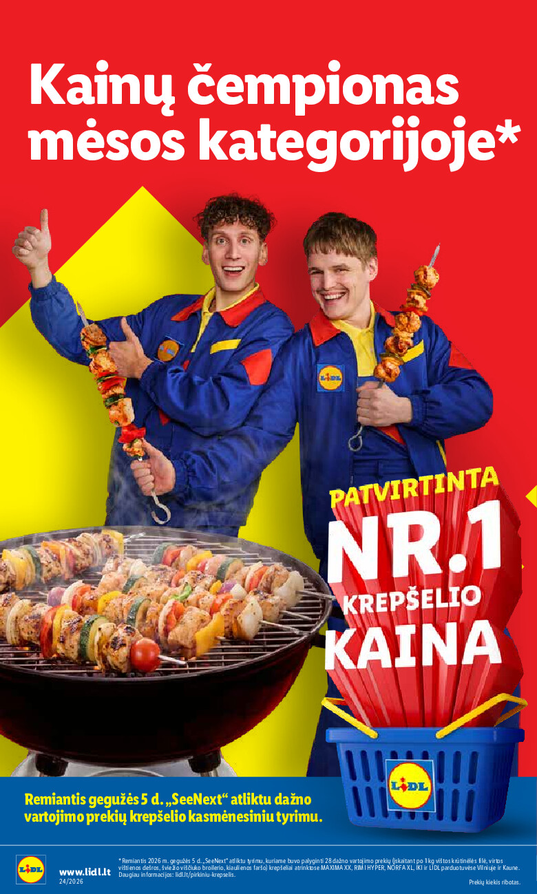 MAISTO PREKIŲ PASIŪLYMAI (2026-06-08 - 2026-06-14) | 2