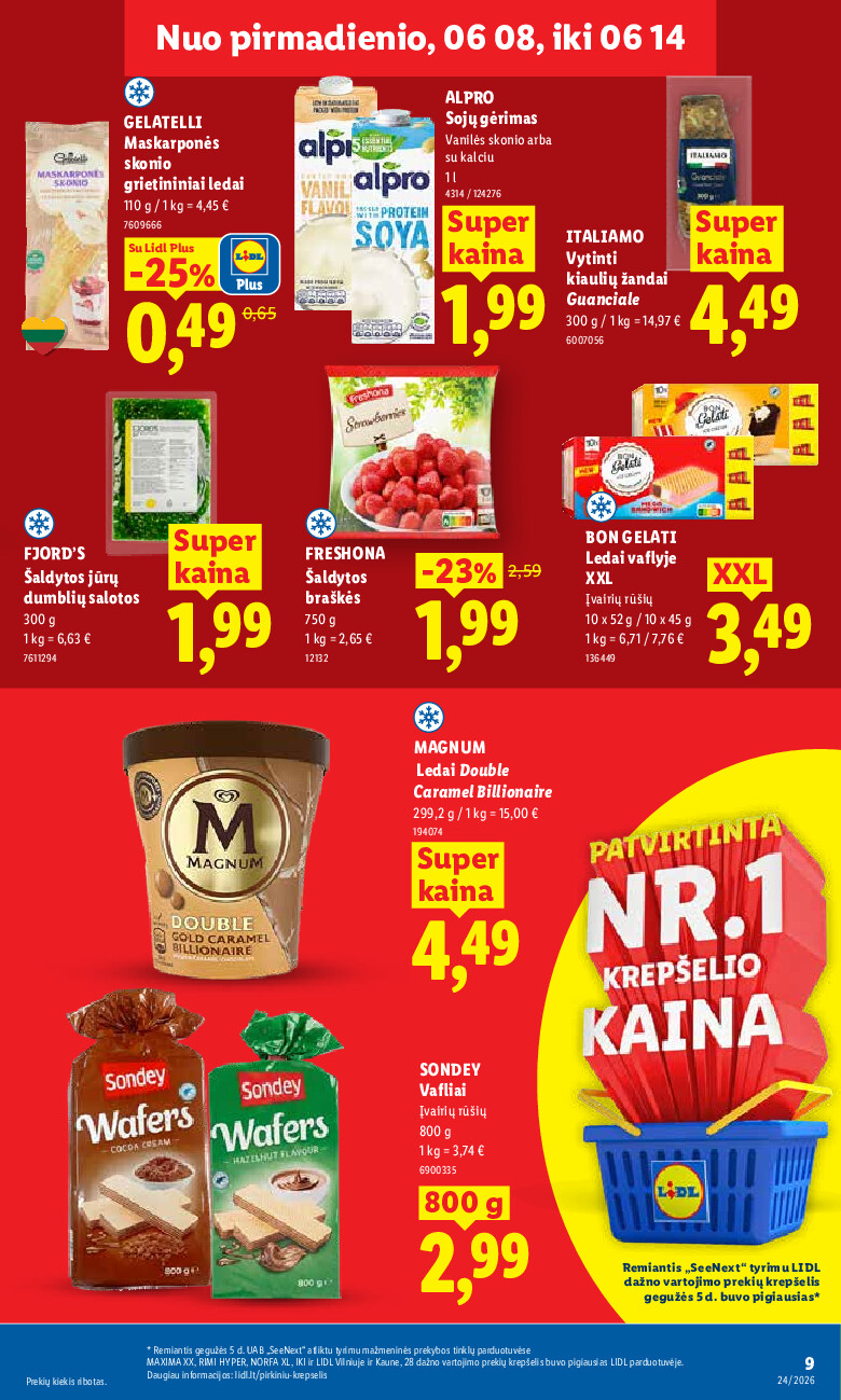 MAISTO PREKIŲ PASIŪLYMAI (2026-06-08 - 2026-06-14) | 13