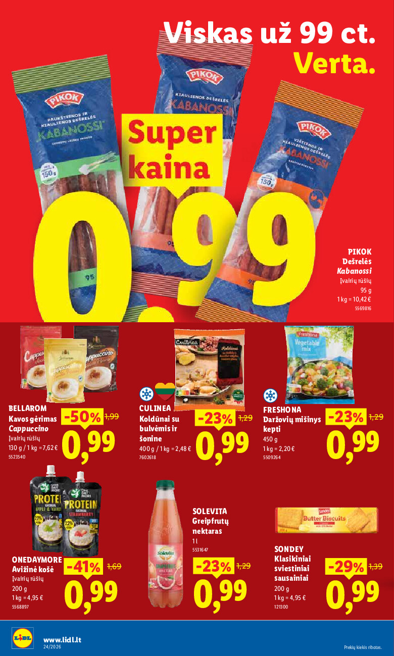 MAISTO PREKIŲ PASIŪLYMAI (2026-06-08 - 2026-06-14) | 16