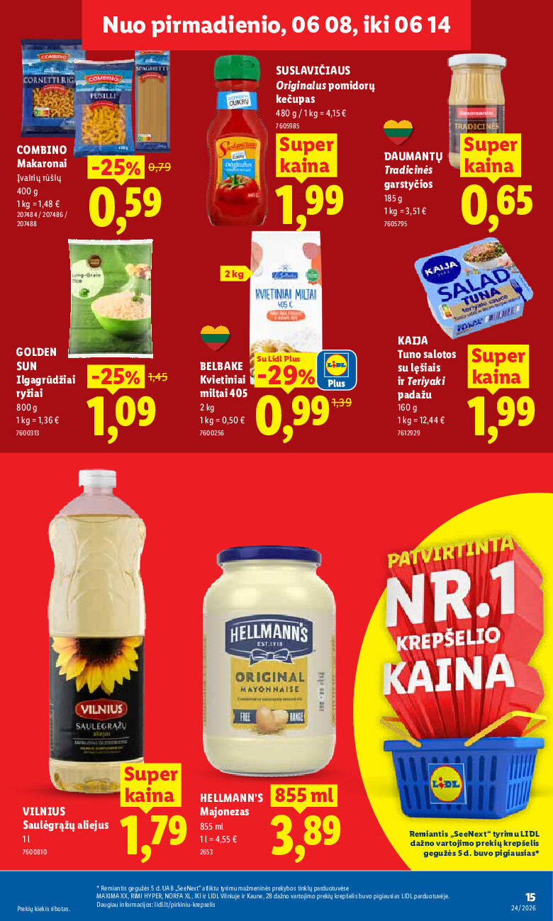 MAISTO PREKIŲ PASIŪLYMAI (2026-06-08 - 2026-06-14) | 19