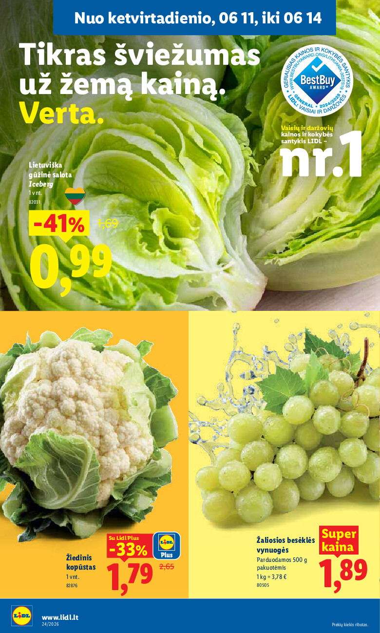MAISTO PREKIŲ PASIŪLYMAI (2026-06-08 - 2026-06-14) | 34