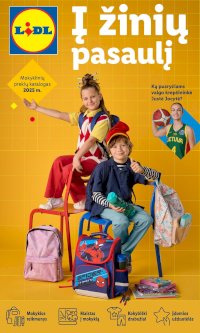 LIDL - Mokyklinių prekių katalogas (2025 07 21 -)