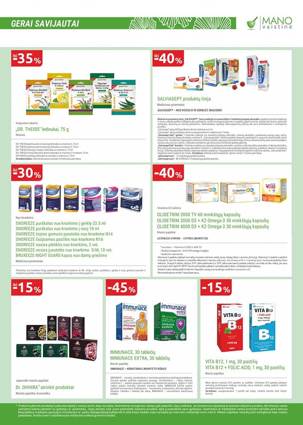 MANO VAISTINĖ (2026 01 01 - 2026 01 31) | 11